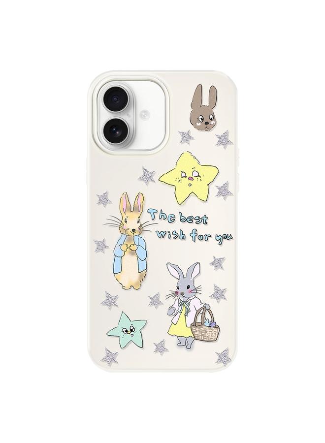 S-TOP Case For iPhone 16 Plus Skin Feeling Jelly TPU Hybrid PC Phone Case - Image 1