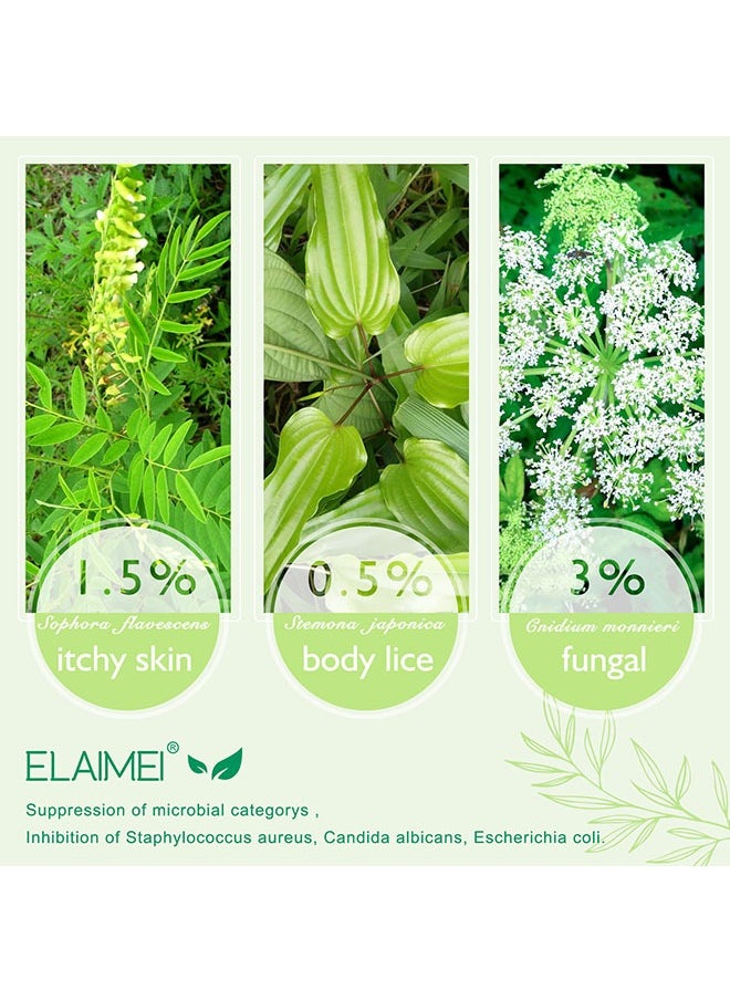 Elaimei Antibacterial Ointment Cream 15g, Mosquito Bite Itching Relieve Itching Skin Topical Herbal, Resisting Escherichia Coli and Staphylococcus aureus, Anti Itch Cream Extra Strength  - Image 5