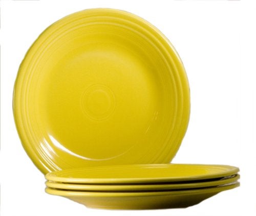 Homer Laughlin Fiesta 10-1/2-Inch Dinner Plate, Sunflower, Set of 4 - Image 2