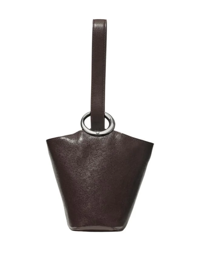 Kate Spade Halo Glazed Leather Mini Bucket