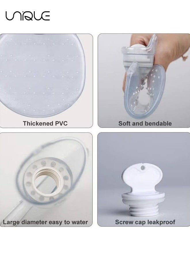 Unique - Hot Water Bottle with Cover,Rabbit Hot Water Bottles,Hot Water Bottle for Neck and Shoulder Quick Pain Relief Comfort for Arthritis, Headaches,Hot and Cold Therapy - Image 1