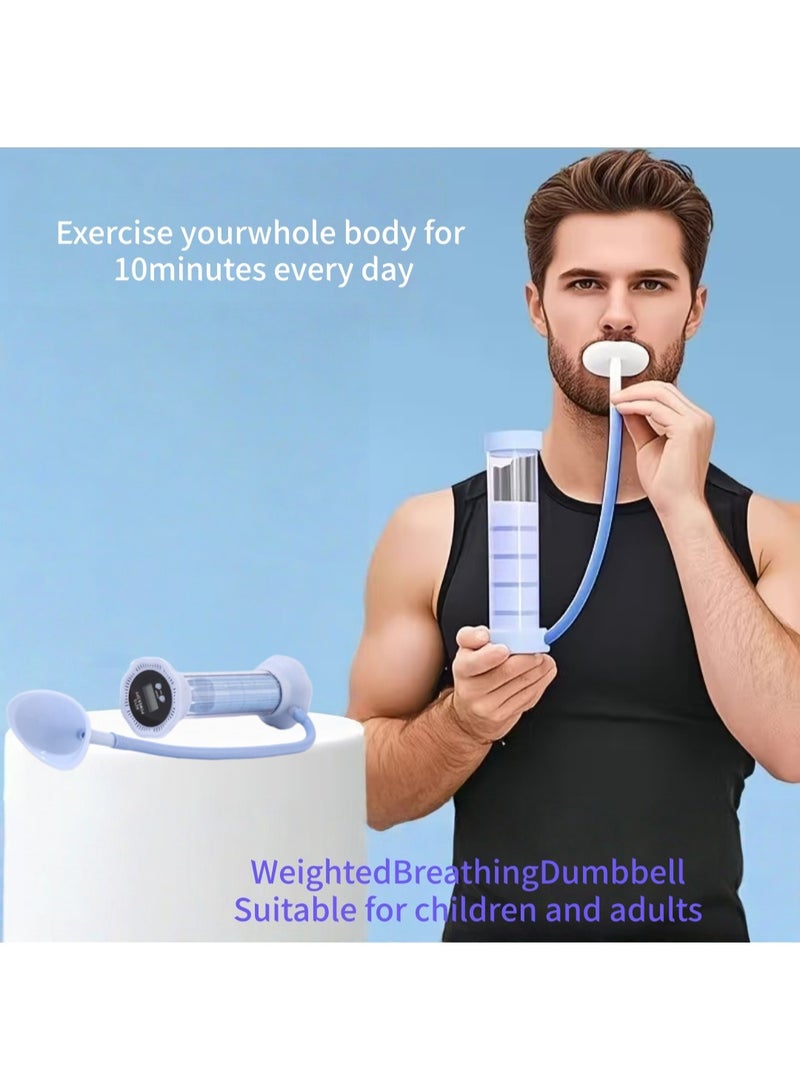SKT Shiketro 2026 New Digital Display Breathing Trainer, Five-Ball Incentive Spiral Meter, Adjustable Spiral Capacity and Abdominal Muscle Trainer, Suitable for Adults and Children, Portable Home Respiratory Rehabilitation Device - Image 1
