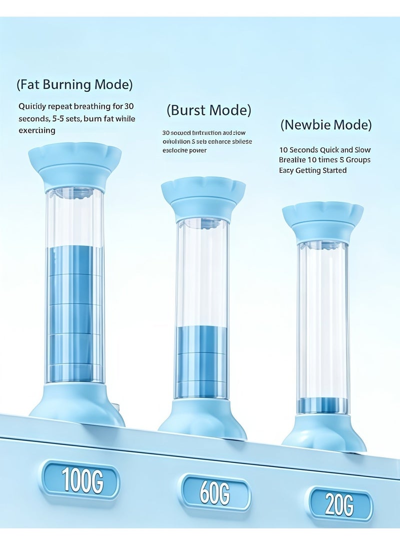 SKT Shiketro 2026 New Digital Display Breathing Trainer, Five-Ball Incentive Spiral Meter, Adjustable Spiral Capacity and Abdominal Muscle Trainer, Suitable for Adults and Children, Portable Home Respiratory Rehabilitation Device - Image 3
