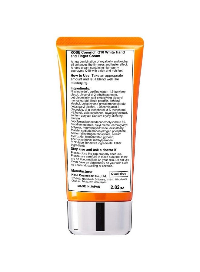 Kose Coenrich Q10 White Hand Cream N 80G - Image 3