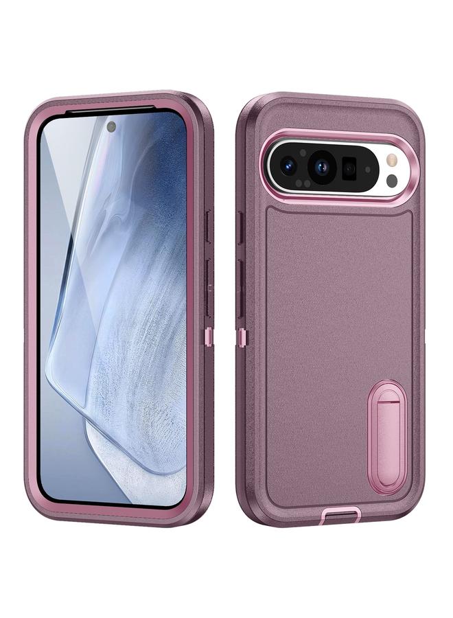 S-TOP Case For Google Pixel 9 Rugged PC + Silicone Phone Case with Holder - Image 1