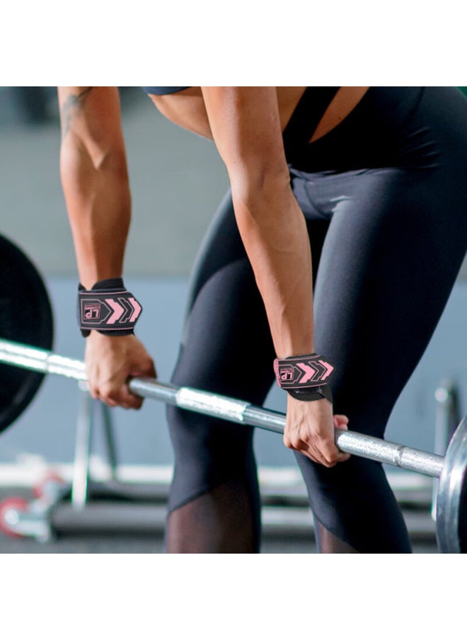 LP Lp Fitness Assistance Band Hard Pull Wrist Guard Men And Women Grip Band Pull-up Palm Guard Gloves Assist Wristband For Pull-ups  - Image 1