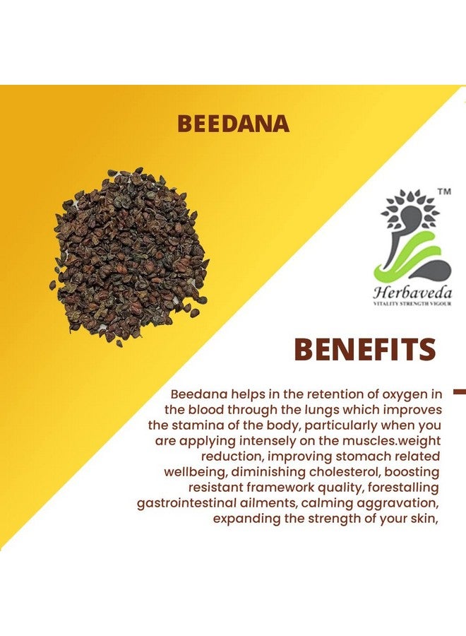 LEANBEING Herbaveda- Bedana 200g | Bidana Seeds | Pyrus Cydonia | Quince Seeds | Beedana - Image 2