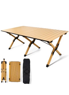 Folding Camping Table Lightweight Roll-Up Camping Table Portable Picnic Table with Carry Bag for Outdoor Beach Backyards BBQ and Party - pzsku/Z9CBD8922CC61168C70ECZ/45/_/1717653533/9ad2af6a-7c93-4ee3-848c-880252fe9d16