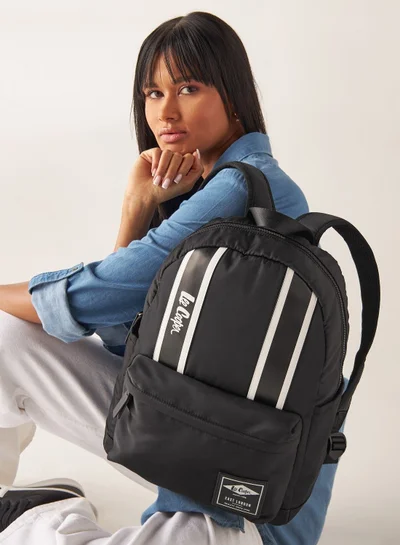 Lee Cooper Striped Backpack with Adjustable Straps