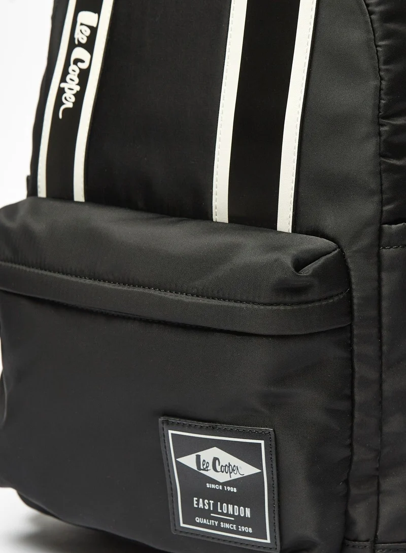 لي كوبر Striped Backpack with Adjustable Straps
