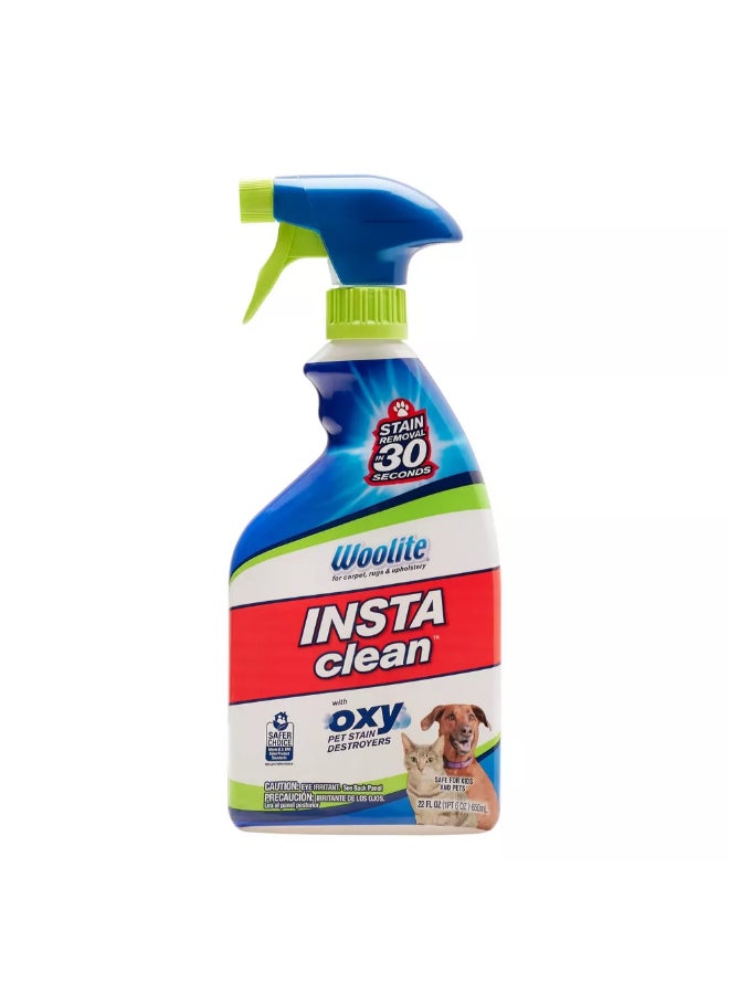 Woolite INSTAclean Oxy Powered Pet Stain Remover Spray 650 ml 7342728 - Image 1