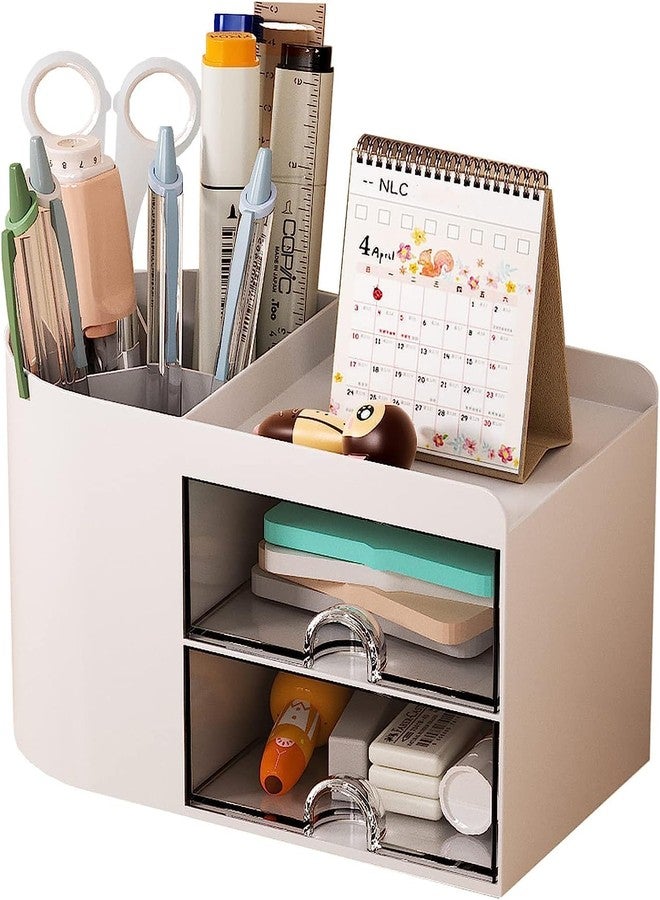 INNAXA 2026 Desk Calendar Mini Monthly Calendar 13 Months Standing Flip Calendar for Home Office Black (Brown) - Image 1