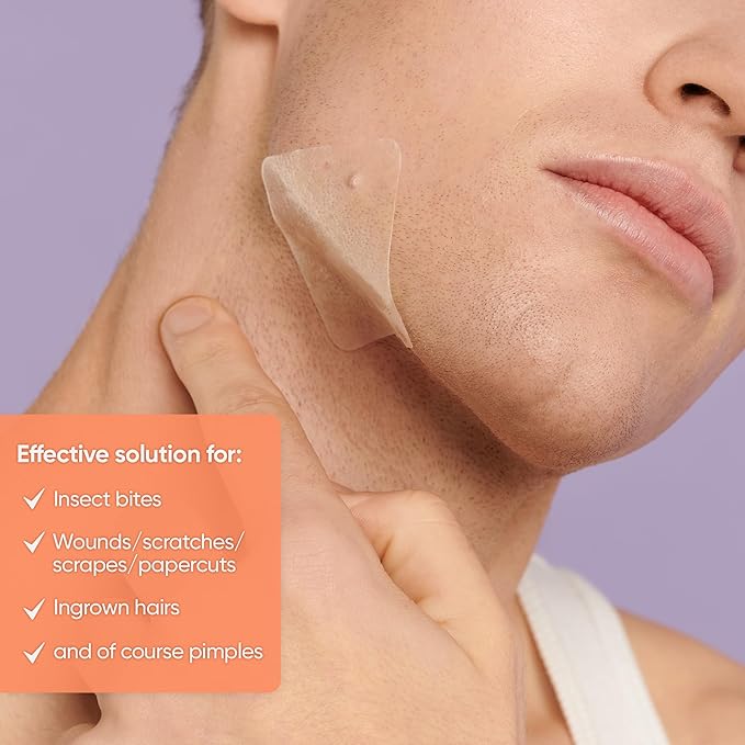 SKIN CHOICE SKIN CHOICE Large Spot Patches Pack of 10 Breakout Pimple Patches Hydrocolloid Patches Acne Patch for Face Neck Forehead Chin Body Mighty Spots Stickers Vegan CrueltyFree - Image 5