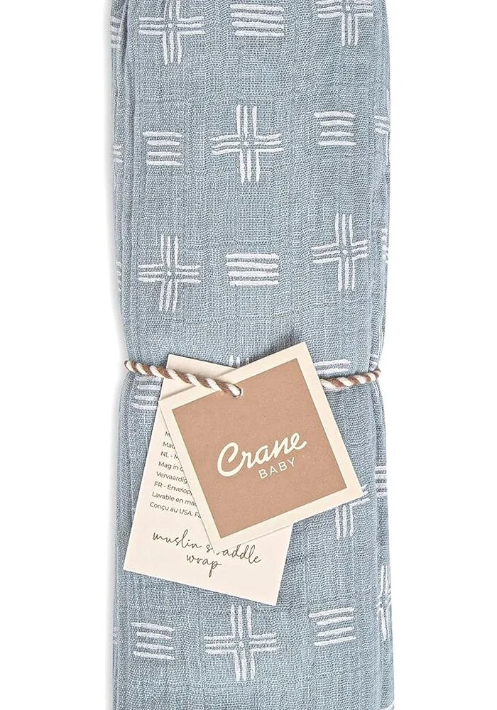 Crane BABY Crane Baby Ezra Single Swaddle Wrap - River Dash