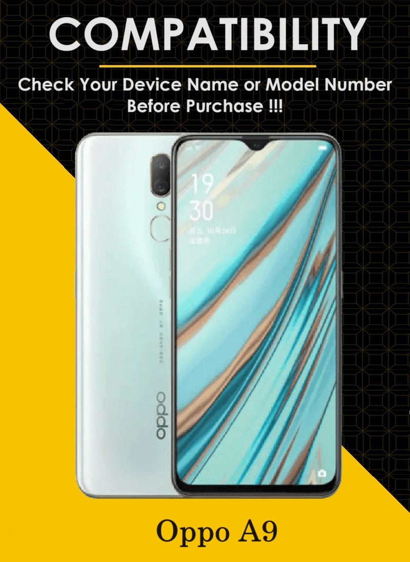 AINA 3 Pieces Tempered Glass Screen Protector 5D Designed For Oppo A9 Full Glue Edge to Edge Full Screen Coverage And Bubble Free - Image 3