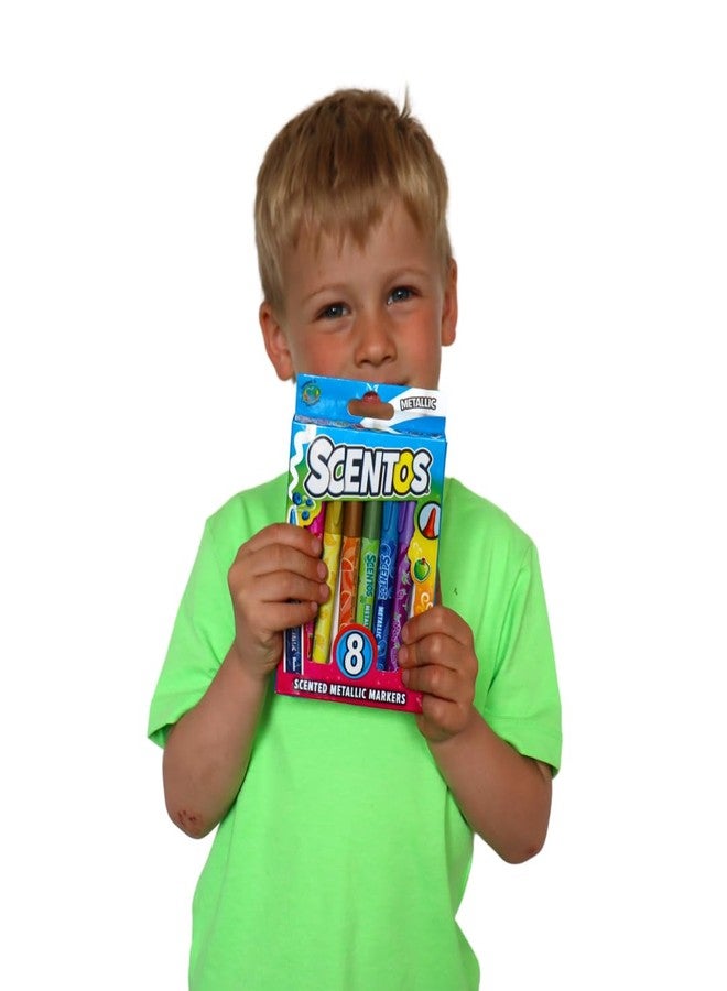 سينتوس أقلام تلوين/رسم معدنية معطرة من سينتوس، عبوة من 8 أقلام من فراتيلي | مثالية للرسم والتلوين والكتابة، كما أنها هدية رائعة | تصميم أمريكي - Image 5