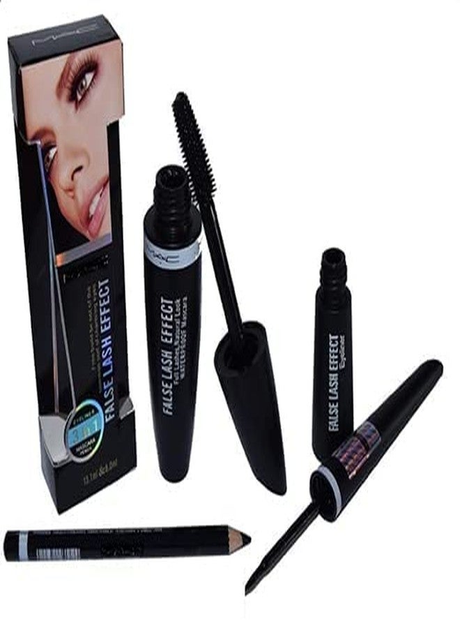 JAAYANSHA TYA 6155 Multicolour Makeup Kit with 3in1 Eyeliner, Mascara and Eyebrow Pencil - (Pack of 4) - Image 5