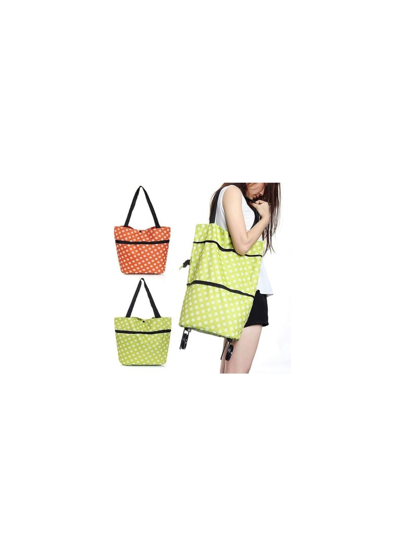 Generic Lightweight Shopping Trolley Wheel Folding Travel Luggage Bag  - Image 5