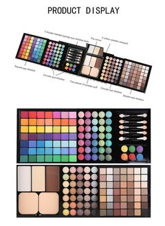 VERONNI 177 color eye shadow lip color powder blusher combination makeup plate facelift makeup set eye shadow plate  - Image 4