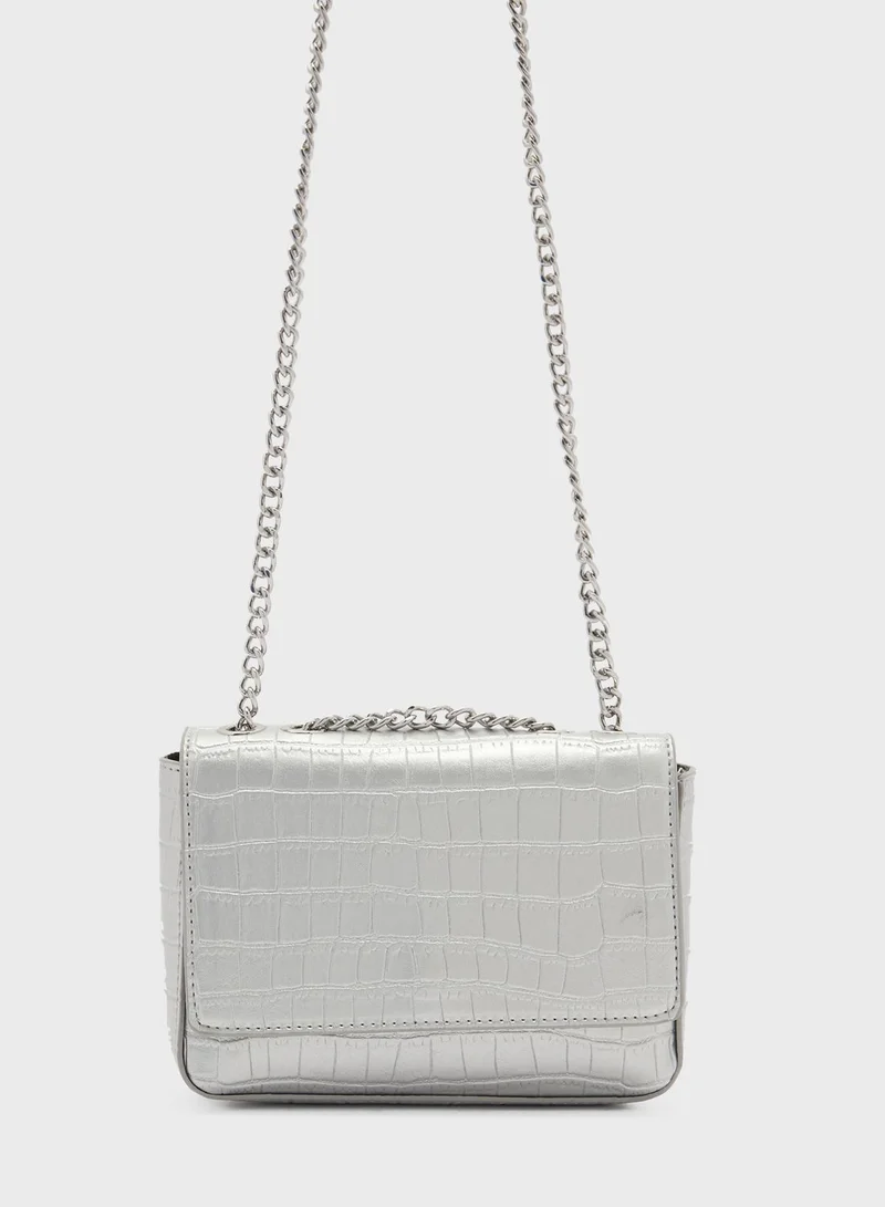 ELLA Croc Chain Crossbody