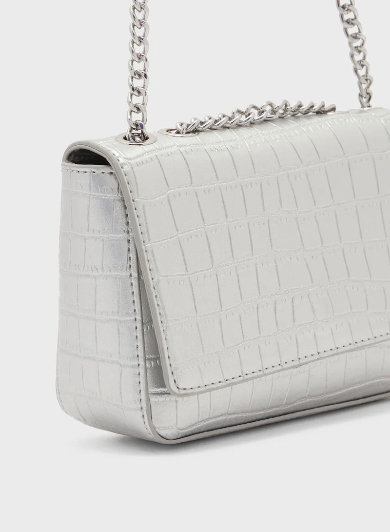 ELLA Croc Chain Crossbody