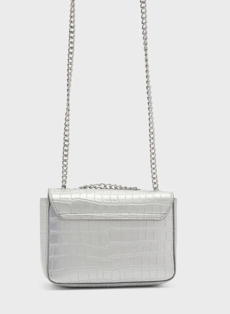 ELLA Croc Chain Crossbody