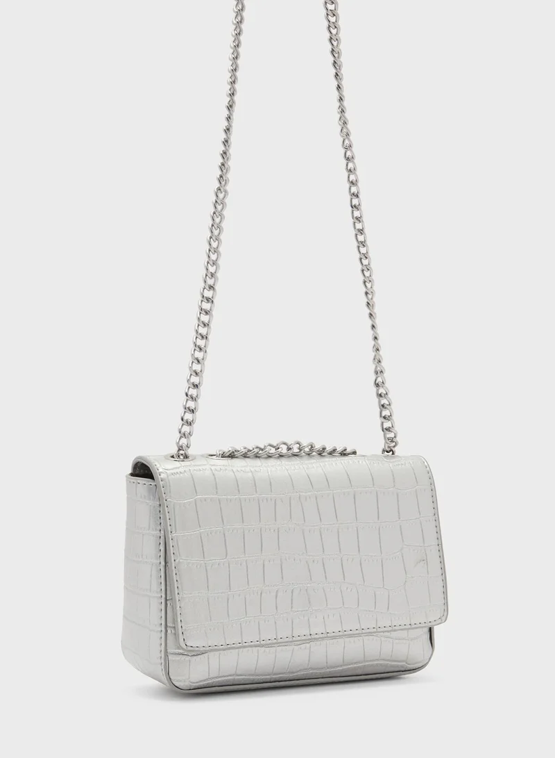 ELLA Croc Chain Crossbody