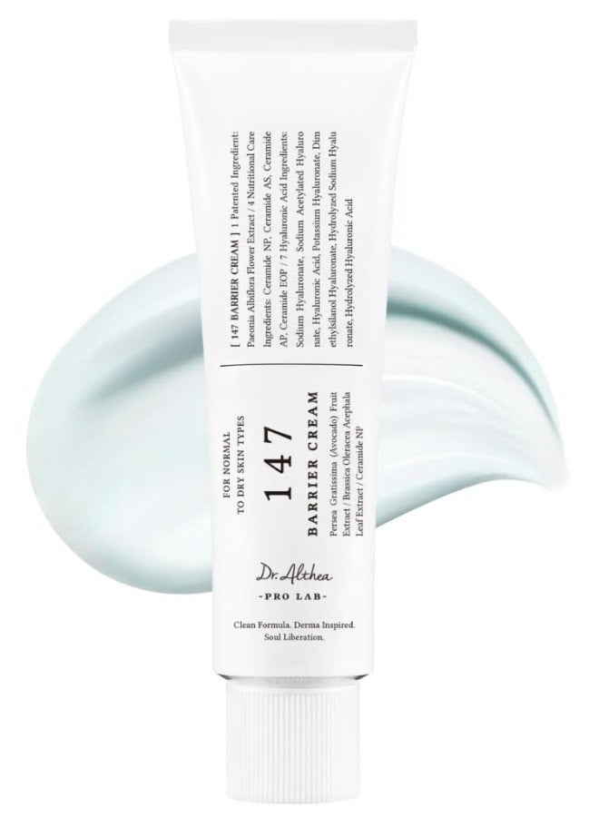 147 Cream Barrier Deep Moisturizing and Effective Protection of the Skin Barrier - 50ml