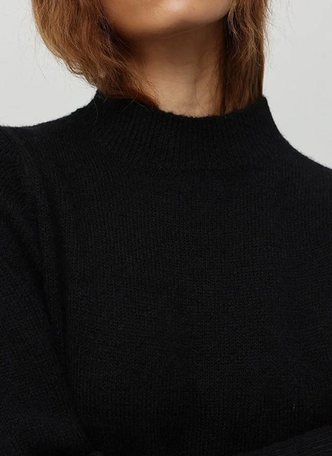 STREET 9  Ribbed Black Pullover for Women for Women | Best Price UAE