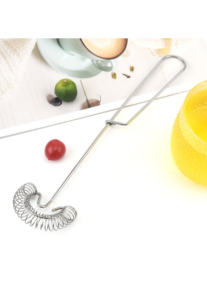 Generic Stainless Steel Spring Egg Beater Egg Mixer Cream And Noodle Mixing Rod Baking Tools In Stock-Color:Stainless Steel Color Spring Egg Beater  - Image 4