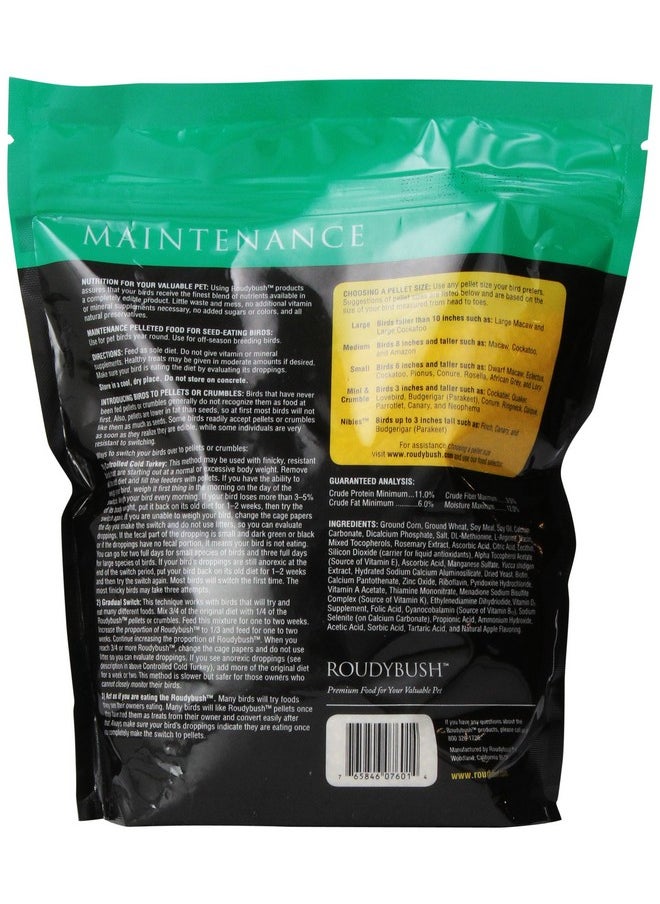 ROUDYBUSH Daily Maintenance Bird Food, Nibles, 44Ounce  - Image 2