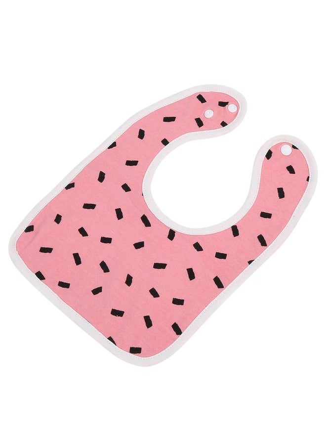 Thoraya Cotton Bibs Newborn Baby Toddler Bib Burp Cloth Soft Snap Bib(Floral)  - Image 5