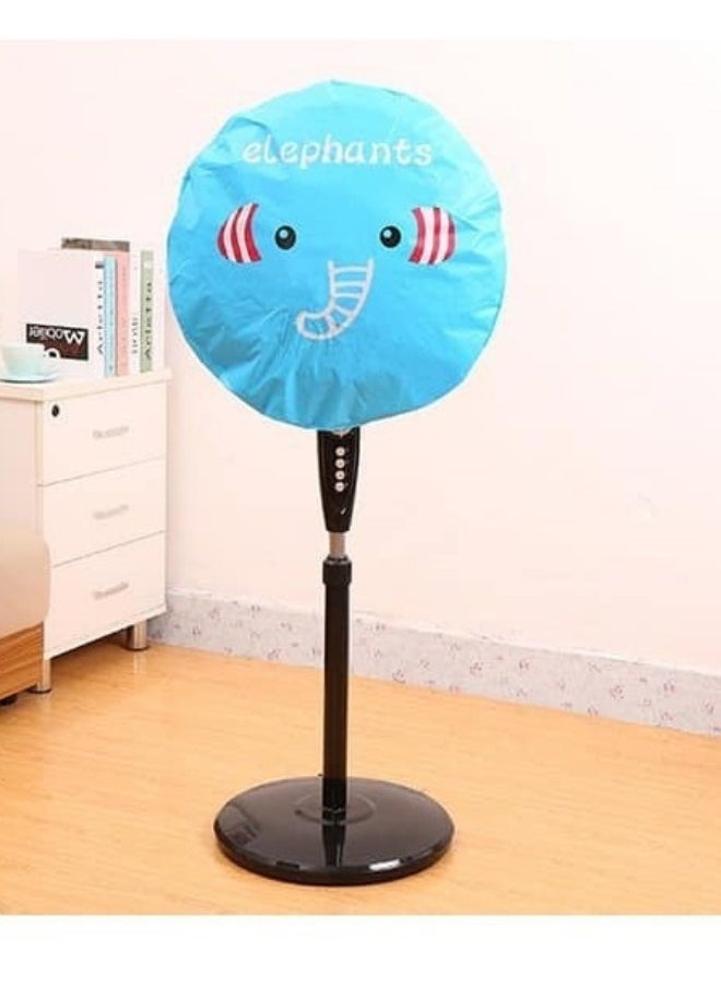 Generic 1 Piece Plastic Cover To Protect The Fan From Dust - Blue  - Image 1