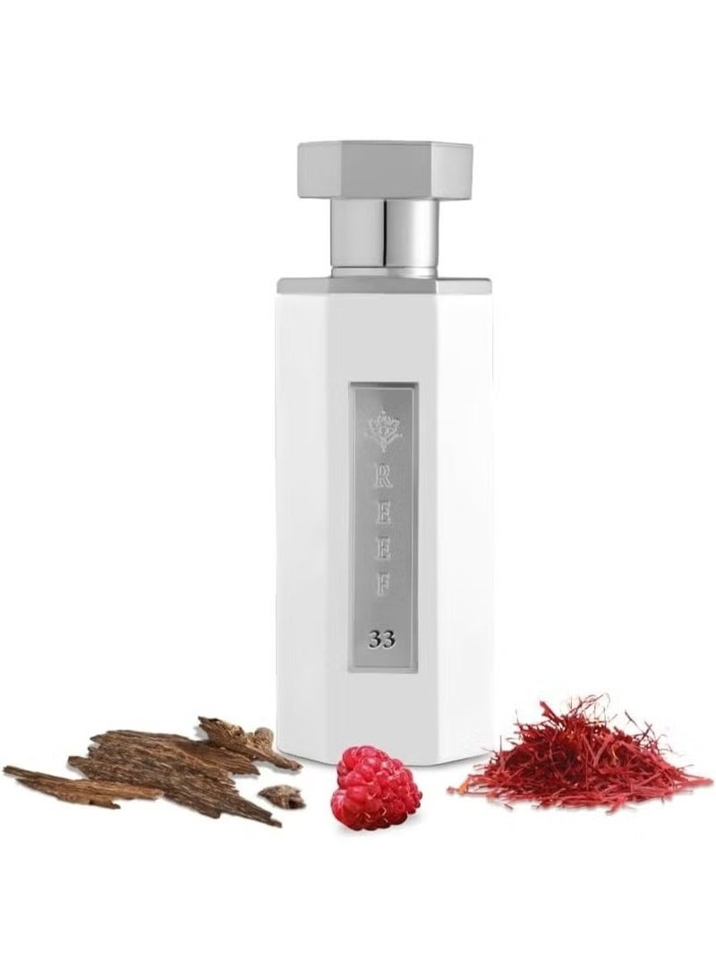REEF 33 white perfume unisex 100 ml | Oud berries and saffron - Image 1