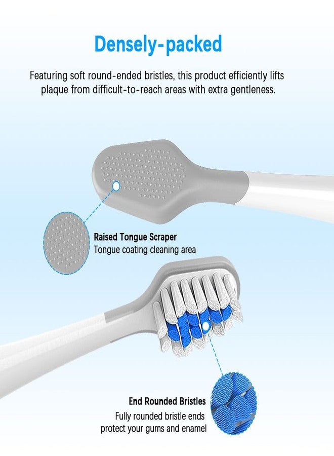 Carepik Replacement Toothbrush Heads Compatible with Waterpik Complete Care 5.0/9.0 (CC-01/WP-861), STRB-8WW,(3 Count, White) - Image 3