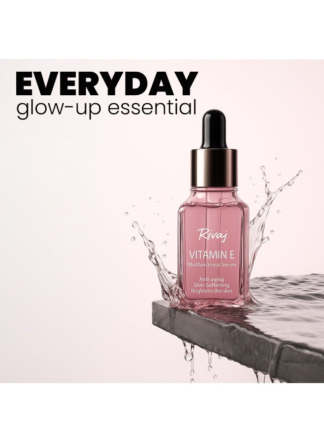 Rivaj UK RivajuK Vitamin E Face Serum 30ml – Hydrating & Nourishing Vitamin E Oil for Skin, Anti-Aging Serum for Face, Suitable for All Skin Types, Moisturizing Face Serum for Women with Vitamin E for Face - Image 5