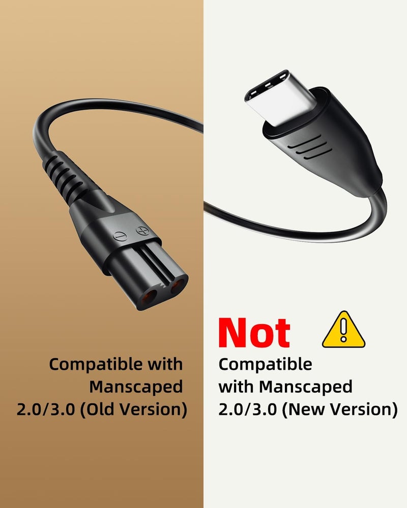 Superer Charger Replacement Fit for Manscaped Lawn Mower 3.0/2.0 Electric Groin Hair Trimmer Power Supply Charger Cord - UL Listed - Image 4