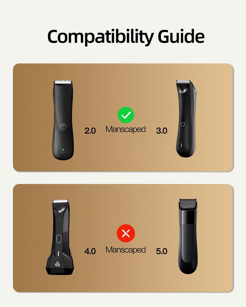 Superer Charger Replacement Fit for Manscaped Lawn Mower 3.0/2.0 Electric Groin Hair Trimmer Power Supply Charger Cord - UL Listed - Image 5