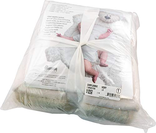 Shannon FABRICS قماش شانون فابريكس كادل كيت ماي لامبي إيفوري، متنوع - Image 2
