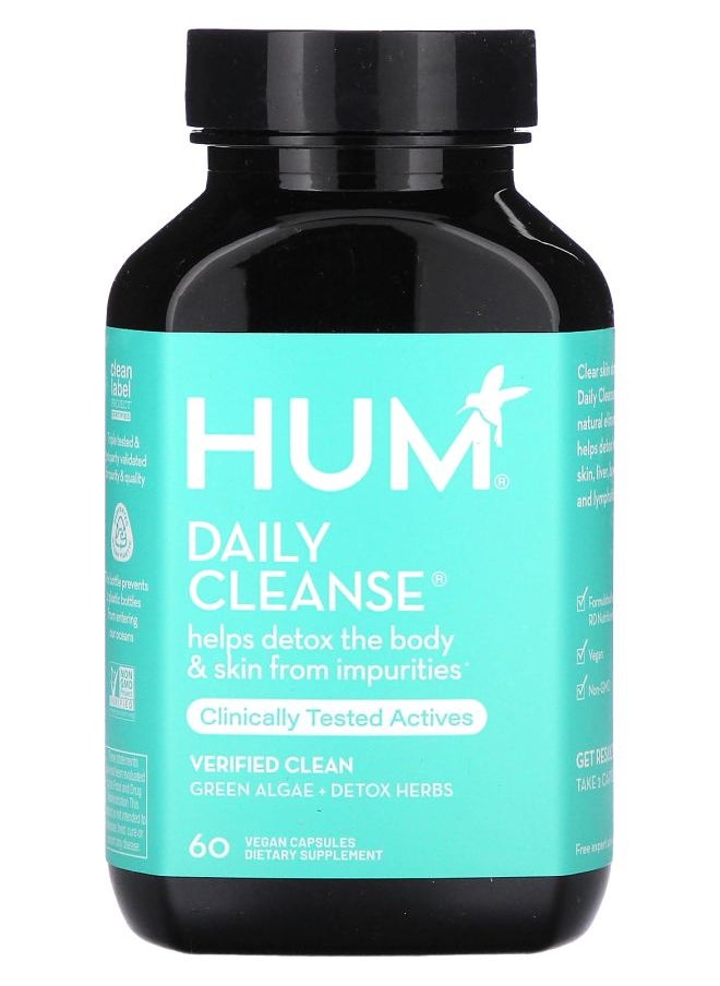 Hum Nutrition - Daily Cleanse 60 Vegan Capsules - Image 1