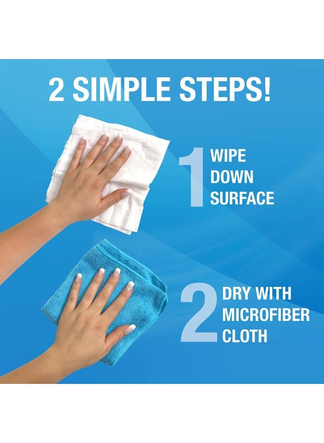 MiracleWipes for Microwaves and Cooktops, Easily Removes Food and Grime Buildup, Safe and Convenient Stove Top Cleaner, Great for Home and Kitchen Use - 60 Count - Image 5