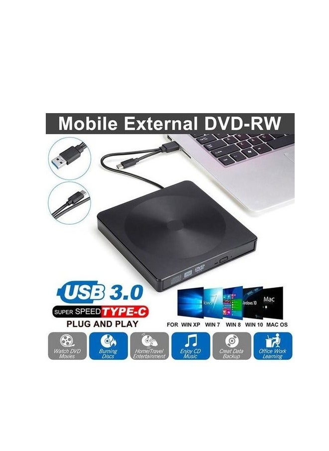 Generic DVD & CD reader and writer with TYPE C port and usb with high speed data transfare  - Image 1