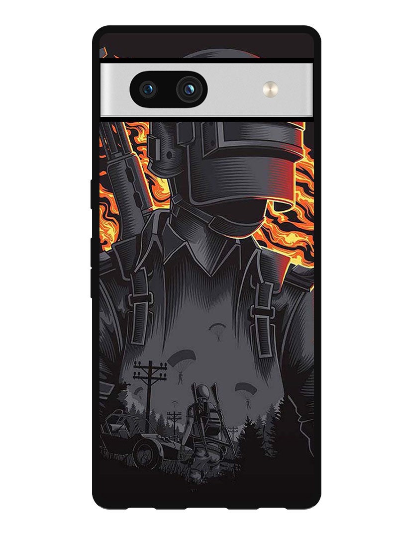 Theodor Protective Case Anti Scratch Shock Proof Bumper Cover For Google Pixel 7a Pubg War - Image 1