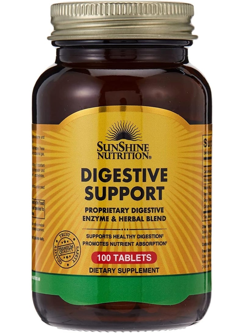 سنشاين نيوترشن مكمل غذائي لدعم الجهاز الهضمي، ١٠٠ قرص - Image 1