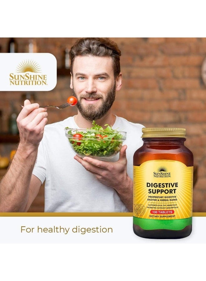 سنشاين نيوترشن مكمل غذائي لدعم الجهاز الهضمي، ١٠٠ قرص - Image 2