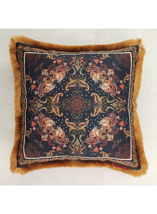 Ramsha Multi Color Polyester Cushion with Filler for Floor, Bed, Couch - CS 052 (45x45cm) - Image 3