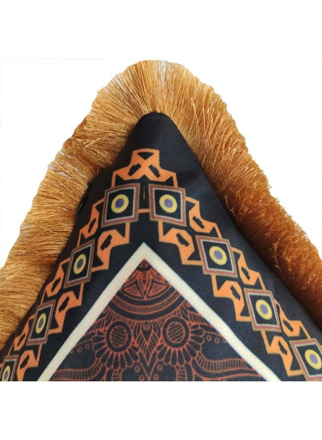 Ramsha Multi Color Polyester Cushion with Filler for Floor, Bed, Couch - CS 052 (45x45cm) - Image 4