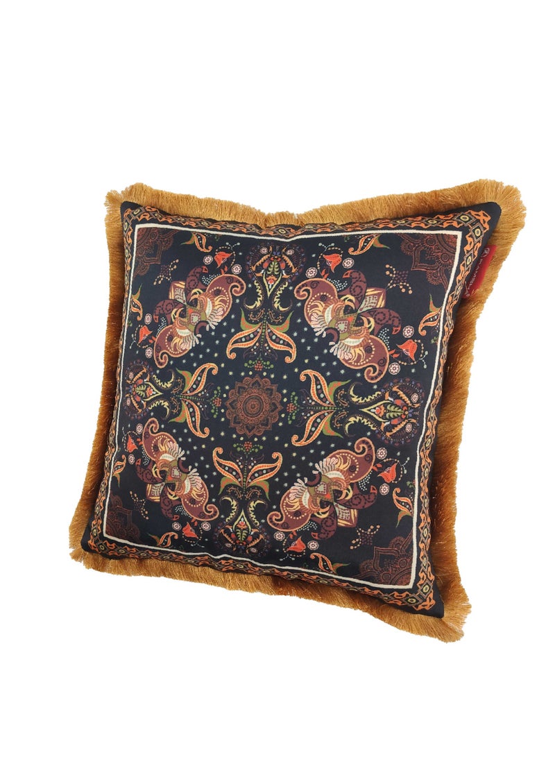 Ramsha Multi Color Polyester Cushion with Filler for Floor, Bed, Couch - CS 052 (45x45cm) - Image 2