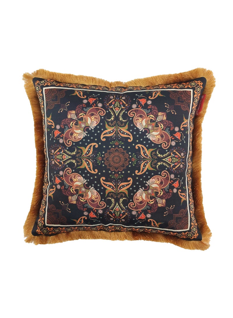 Ramsha Multi Color Polyester Cushion with Filler for Floor, Bed, Couch - CS 052 (45x45cm) - Image 1