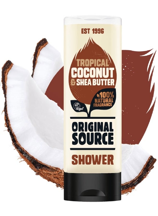 Original Source TROPICAL COCONUT & SHEA BUTTER SHOWER GEL 500mL - Image 2
